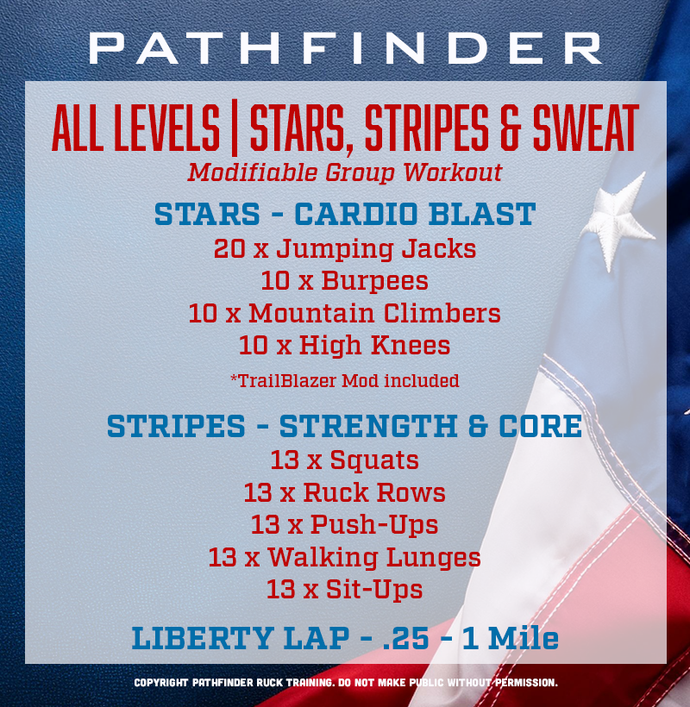 ALL LEVELS | STARS, STRIPES & SWEAT