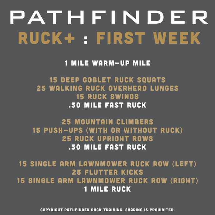 RUCK+ | First Week