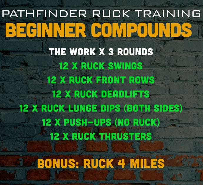 BEGINNER | Beginner Compound Ruck Workout