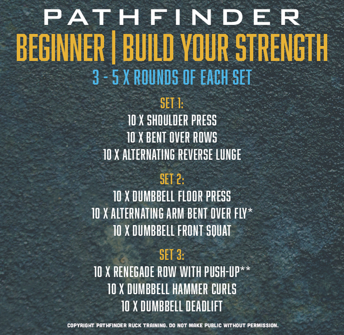 BEGINNER | BUILD YOUR STRENGTH