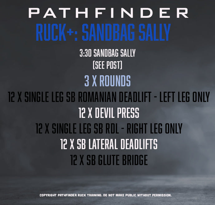 RUCK+ | SANDBAG SALLY