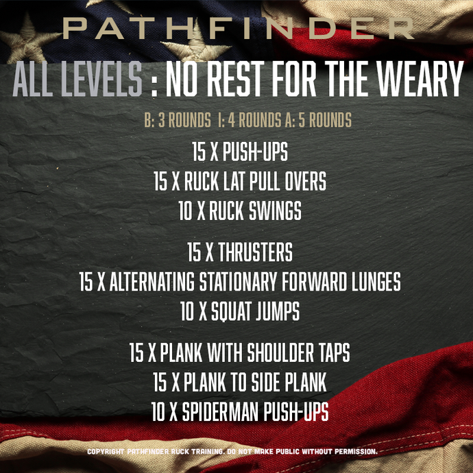 ALL LEVELS | Labor Day - No Rest for the Weary