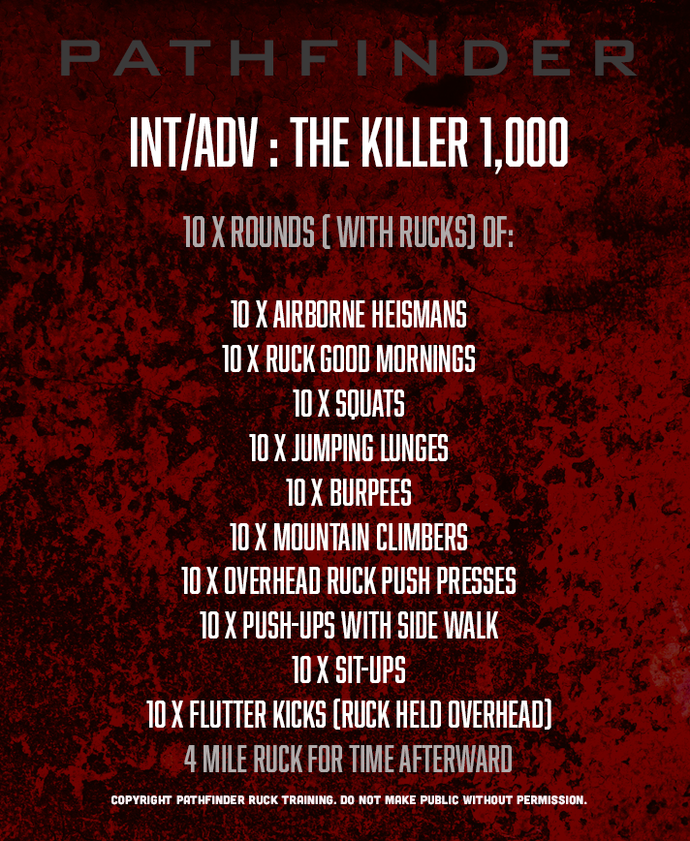 INT/ADV | The Killer 1,000