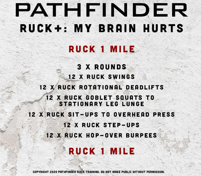 RUCK+ | My Brain Hurts