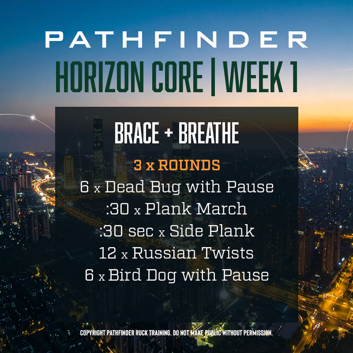 HORIZON CORE | Week 1: Brace + Breathe