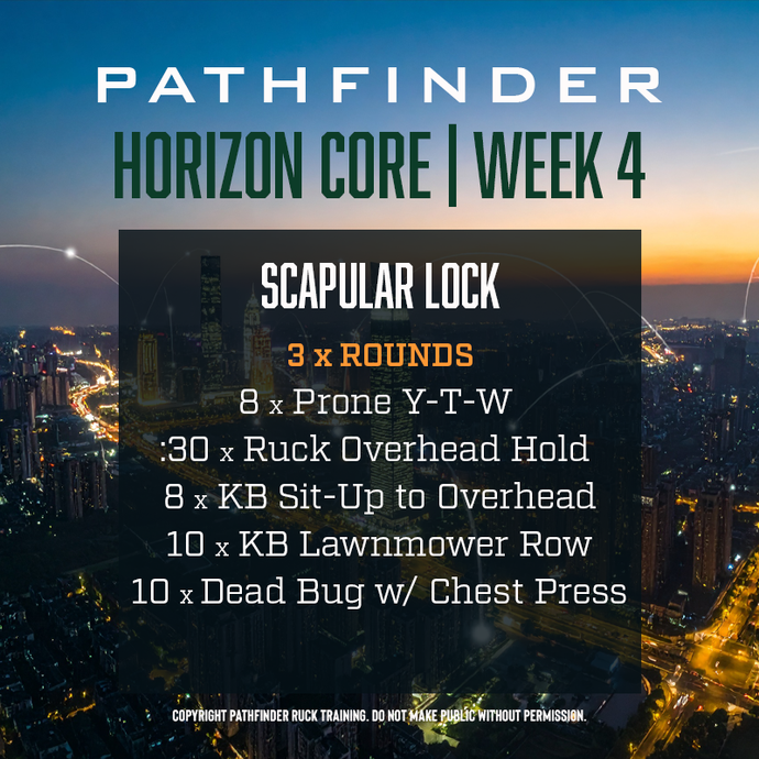 HORIZON CORE | Week 4: Scapular Lock
