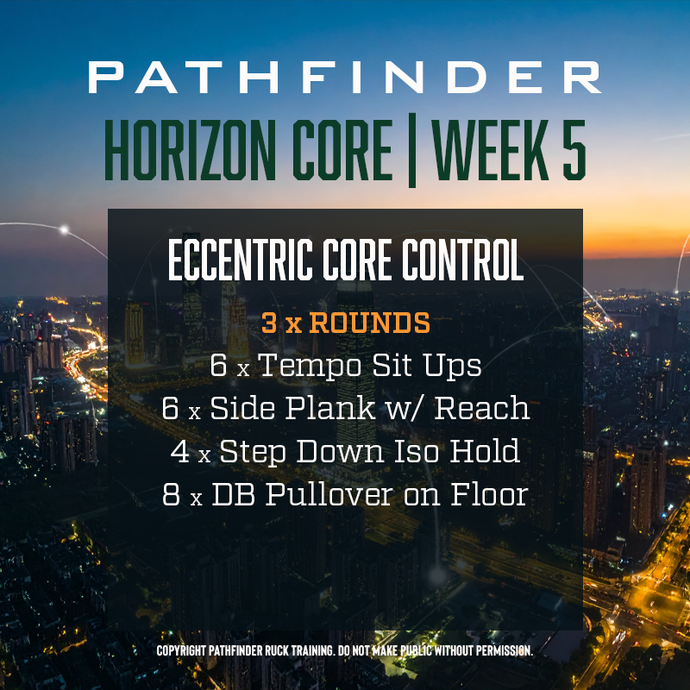 HORIZON CORE | Week 5: Eccentric Core Control
