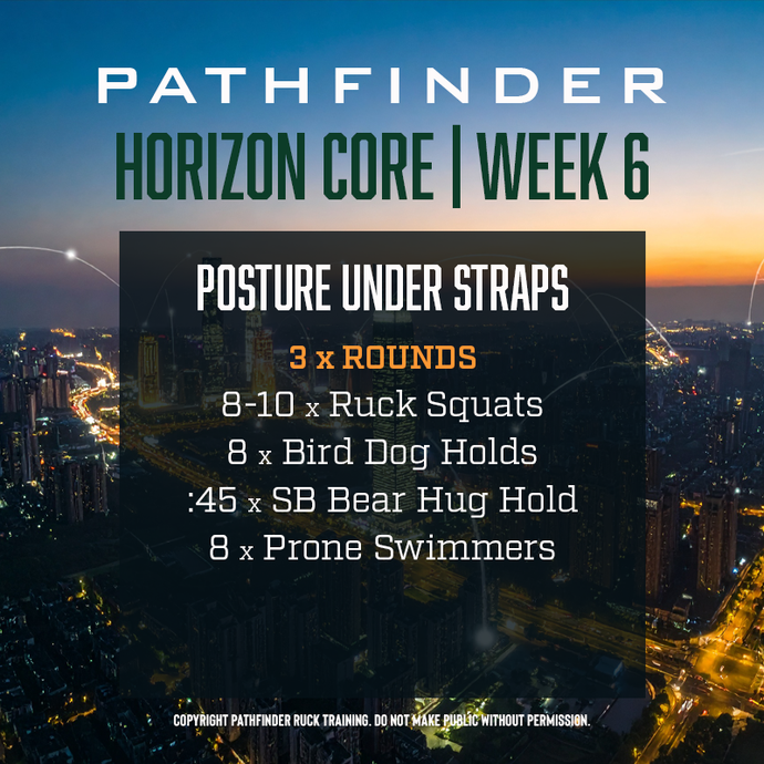 HORIZON CORE | Week 6: Posture Under Straps