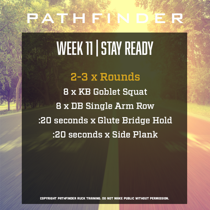 HORIZON STRENGTH | Week 11: Stay Ready